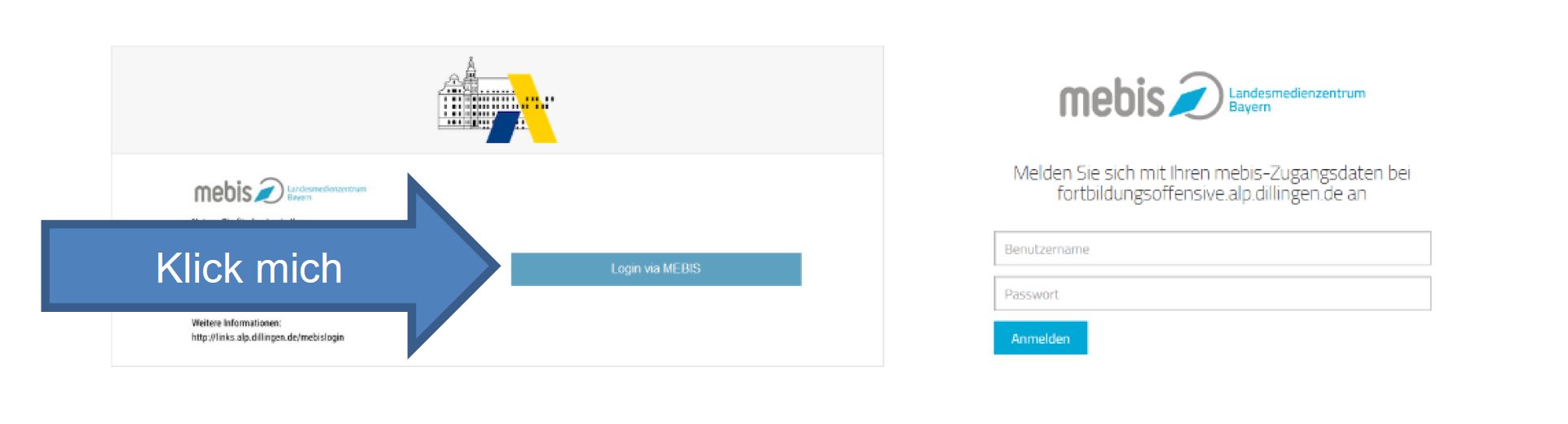 Login via Mebis